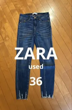 ZARA Ladies ハイライズ スキニージーンズ 36