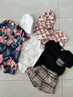 まとめ売り　SHEIN ベビー服 アロハシャツ 12-18Mのサムネイル