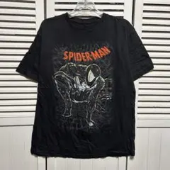 MARVEL Spider-Man グラフィックTシャツ ブラック Lのサムネイル