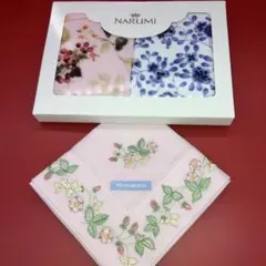 《新品未使用》ウエッジウッド＆ナルミ❤️ハンカチ3枚セット