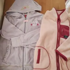 Baby Doll ラベンダー ジャケット　フリース　120 女の子 まとめ