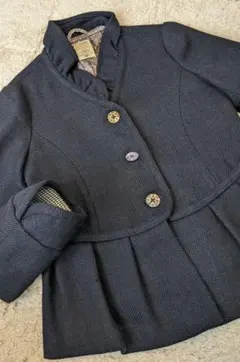 極美品■ファミリアジャケット130ペプラム