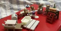 ビーチ　フィギュア　ミニチュア　セット