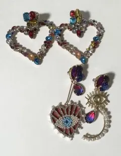 2点セット ロミージョン ハンドメイド イヤリング