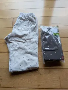 UNIQLO 10分丈 レギンス 120cm ハート　星柄　２枚セット
