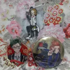 ツイステ　ケイト　一番くじラバーチャーム・缶バッチ　トレイ　アクキー