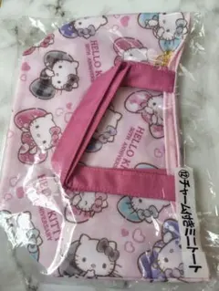 【新品】Hello Kitty チャーム付きミニトート