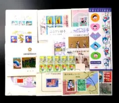 再値下げ【切手】小型シート/切手帳、51種類 81枚 （S38～H16年)、済