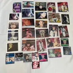 呪術廻戦 両面宿儺 真人 夏油傑 カード ステッカー セット