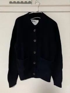 MHL. ダークネイビーカーディガン