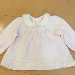 メゾピアノ　mezzo piano 80サイズ　トップス　ピンク　ベビー　冬　春