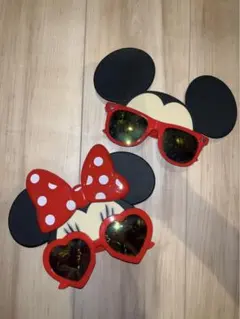 ミッキー＆ミニー　ミラーサングラス　2set