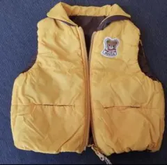 ミキハウス ベビーベスト イエロー