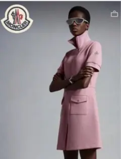 MONCLER ピンク 半袖 ワンピース