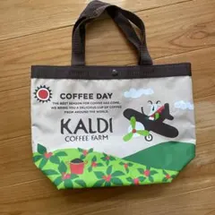 カルディ　トートバッグ　KALDI COFFEE FARM　コーヒーデーのサムネイル