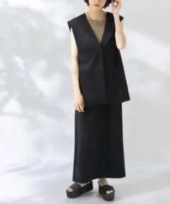 セパレートベストワンピース　セットアップ