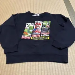 マリオカート トレーナー ブラック　130