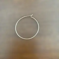 ツイストデザイン フープピアス 約3cm