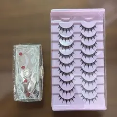 アニメ　漫画　つけまつ毛9ペア　JILLSTUARTアイシャドウパレットセット