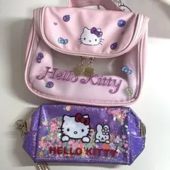 ハローキティ　ショルダーバッグ　ポーチ　セット売り