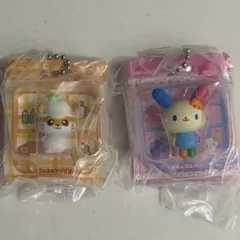 サンリオキャラクターズ　パッケージミニチュア ウサハナ コロコロクリリン　ガチャ