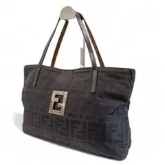 美品 FENDI フェンディ ハンドバッグ トートバッグ ズッカ 総柄 PEEKABOO フェンディ ピーカブー エックストート ズッカ 8BH374