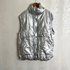 ダウンベストオーバーサイズ