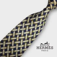 HERMES 高級SILKネクタイ エルメス mn347