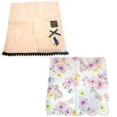 タグ付き ディズニー タオルハンカチ 2枚 アリス ラプンツェル 女の子