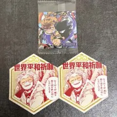 ヒロアカ　お守りステッカー　ウエハース　シール　ホークス