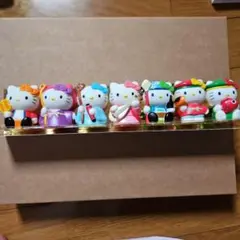 七福神　ハローキティ　キティ陶器製置き物　フィギュア　希少　激レア キティ 激レア♡ハローキティ七福神 宝船の置物の通販 by お気軽に