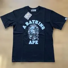 A BATHING APE カモフラージュスカルTシャツ ブラック M