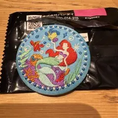 Disney ディズニー 刺繍缶バッジ ビスケット2 リトル・マーメイド