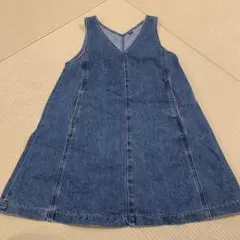 UNIQLO デニムジャンバースカート 130