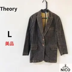 セオリー ストレッチデニム テーラードジャケット 4 M 綿ポリウレタンのサムネイル