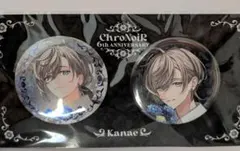 【ChroNoiR 6th Anniversary】箔押し缶バッチセット 叶