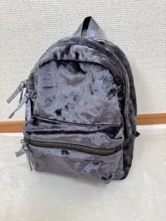 branshesキッズ用ベロア調リュック グレー