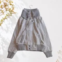 専用　Rei Firenze リブハイネックジップアップジャケット 11441