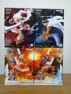 ワンピース フィギュア 4個セット ルフィ サボ ドリー ブロギー 未開封