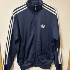 adidas トラックジャケット 紺