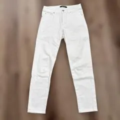 RAY CASSIN ホワイト ストレートデニム