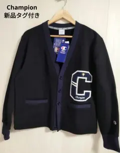 【新品】 Champion GOLF スタジャン風 カーディガン M 黒のサムネイル