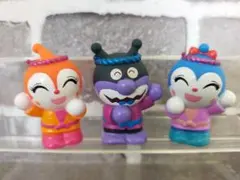 【美品】　アンパンマン　指人形　バイキンマン　ドキンちゃん　コキンちゃん　夏祭り