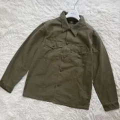 未使用級！ RRL 24SS リバースサティーンオーバーシャツ Mサイズのサムネイル