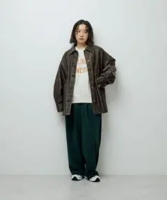 レザージャケット ブラウン