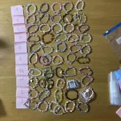 カラフルビーズブレスレットセット