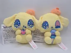 せきやゆりえ × サンリオ ぬいぐるみマスコット ポムポムプリン 2個セット