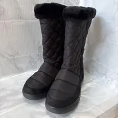 y053124 Hawkins Sport ボアロングブーツ 24cm ブラックのサムネイル