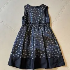 COMME CA ANGEL★ネイビーノースリーブドレス 120cm