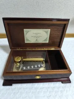 美品 完動品 リュージュ 18弁オルゴール 愛の夢 リスト バーズアイ